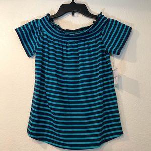 Liz Claiborne Short Sleeve Stripe t-shirt size PS